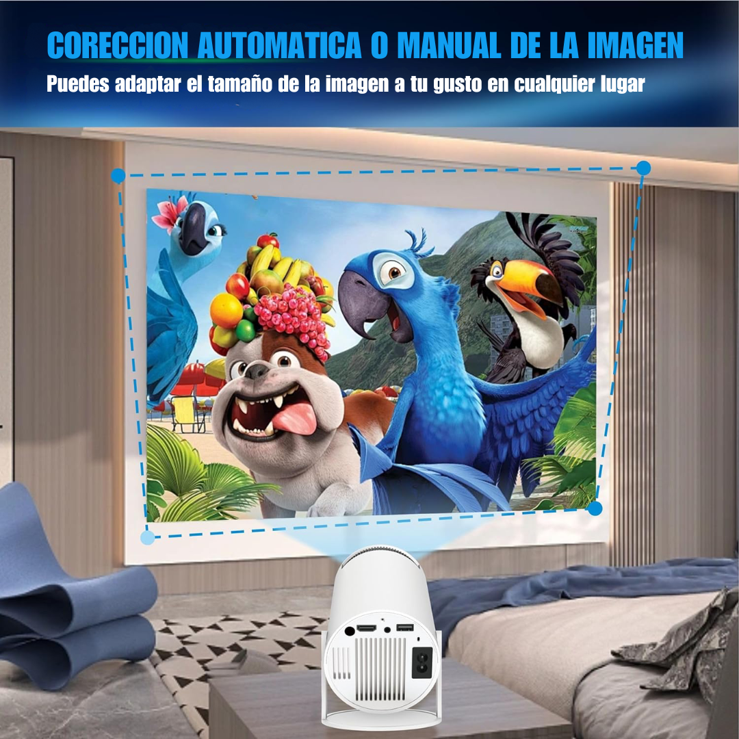 Proyector portátil para cine en casa